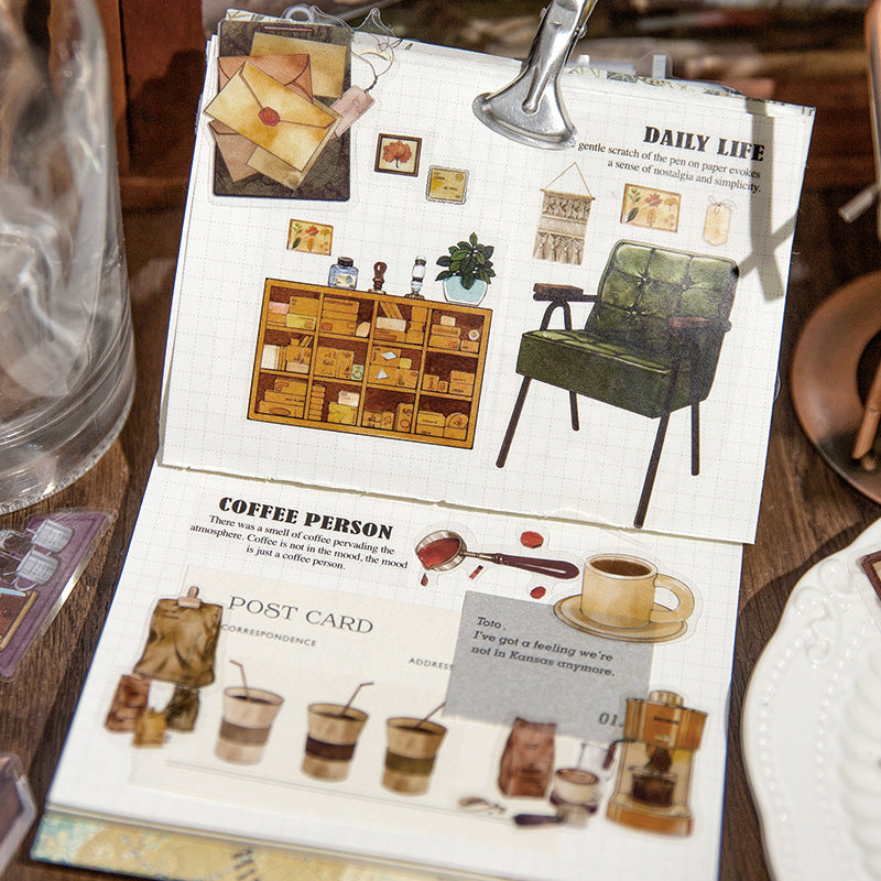 30Pcs Vintage Stickers MHDXP