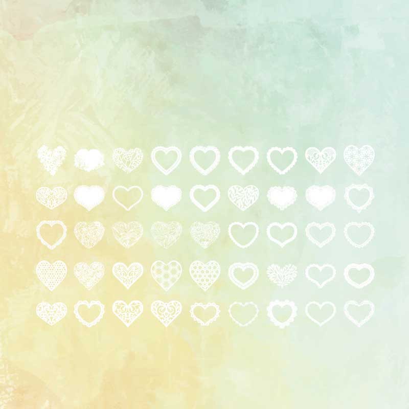 Lianla Lace PET Stickers