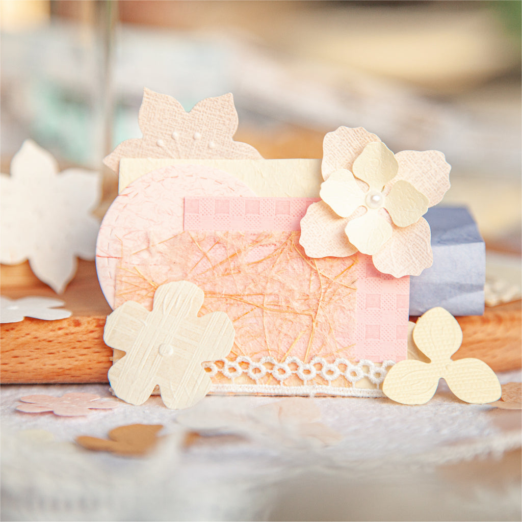 50pcs Flower Shape Paper Supplies BLHS