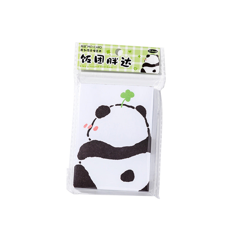 80 Pcs Panda Notepad YGGPD
