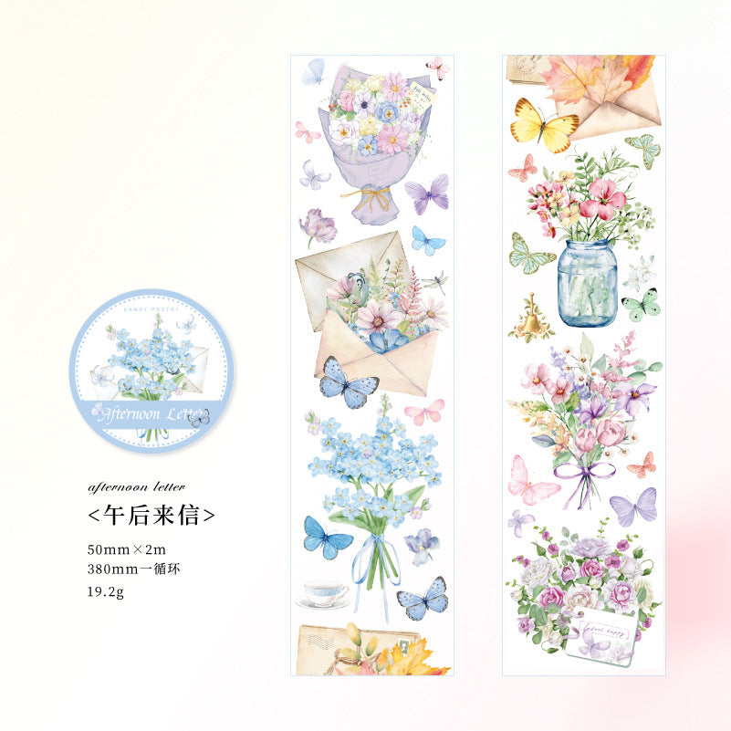 1 Roll Flowers Shop Washi Tape XDHD