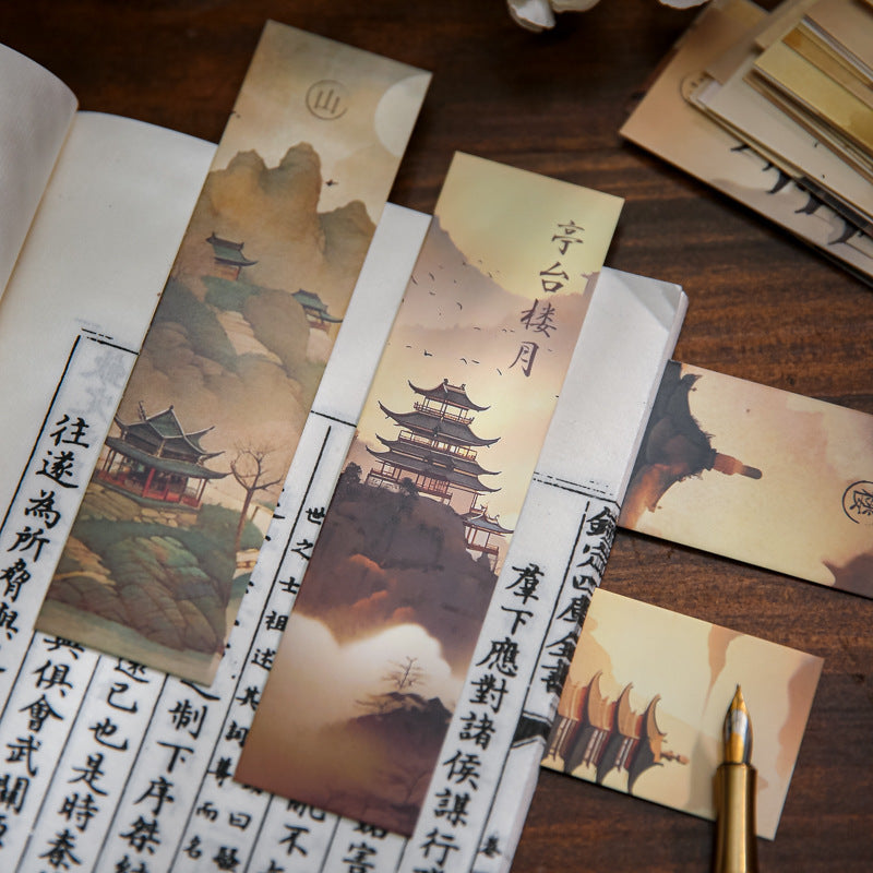 30PCS Card Stock Bookmartk SHJZ