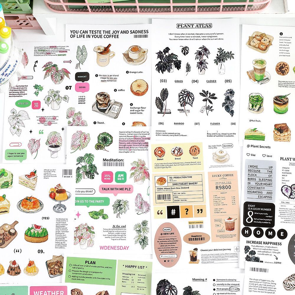 3 Sheets Live Stickers ZEPD