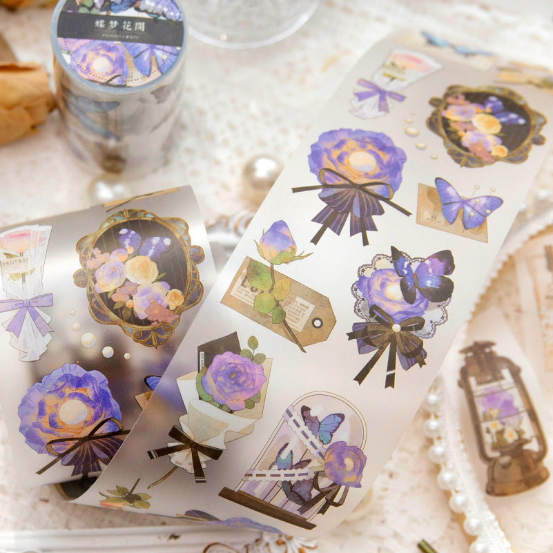 1 Roll Flowers PET Tape HZJS
