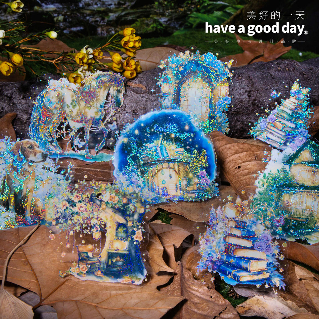 10 Pcs Forest PET Stickers XGSL