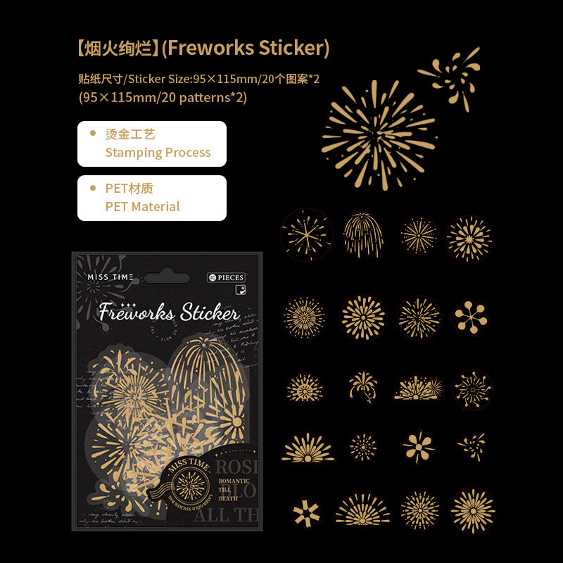 40pcs Constellation Stickers XZWY