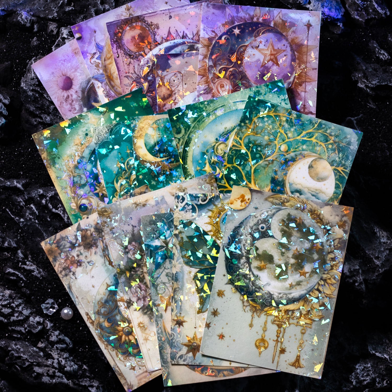 5 Pcs Washi Paper Stickers SMXJ
