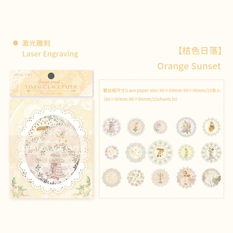15pcs Lace Paper LYSL