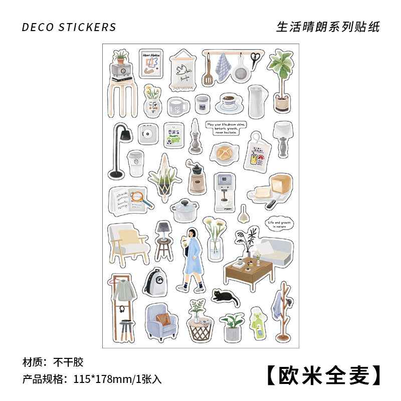 1 Sheet Life Stickers SHQL