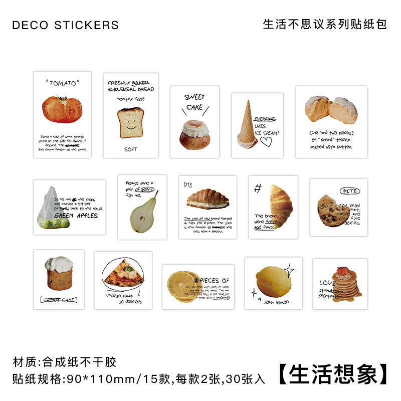 30 Pcs Stikers Pack SHBSY