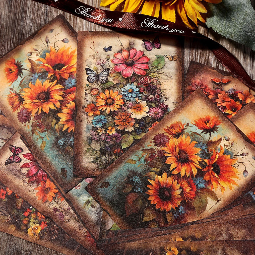 30pcs Garden Scrapbook Paper HYDMM