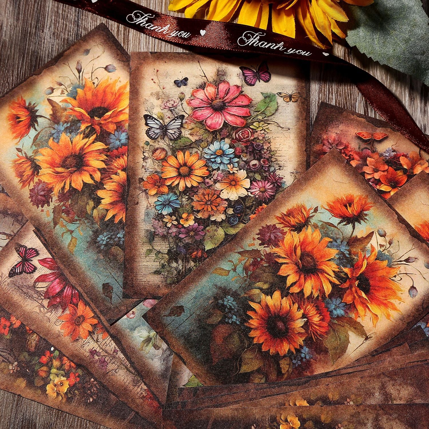 30pcs Garden Scrapbook Paper HYDMM