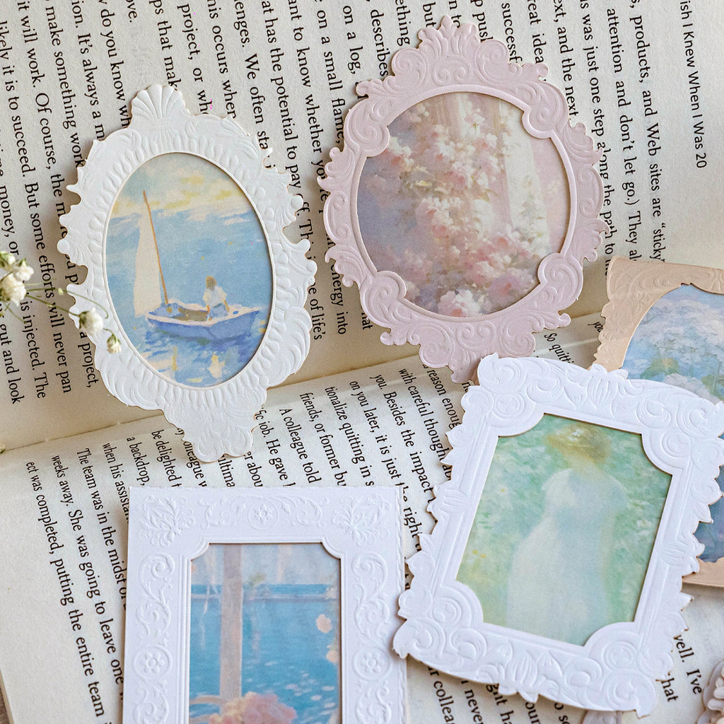 10pcs Vintage Frame Paper XYJX