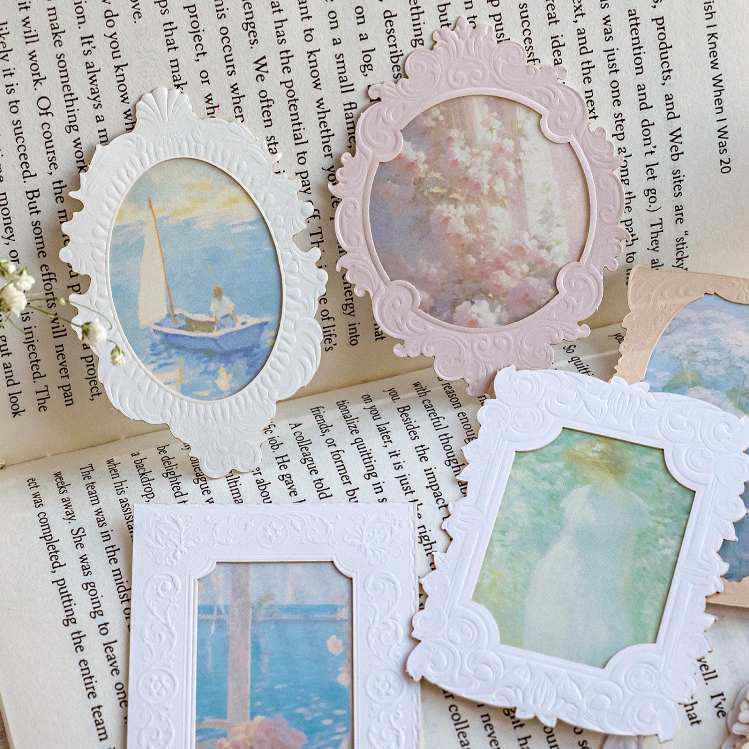 10pcs Vintage Frame Paper XYJX