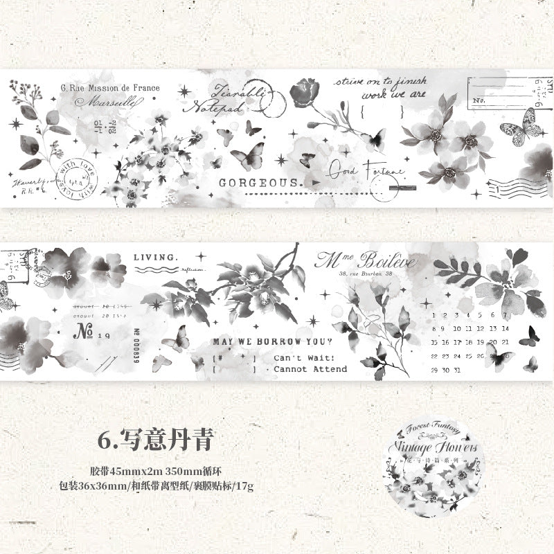 1 Roll Flower Washi Tape HYSP
