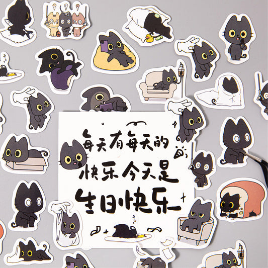 46pcs Cat Stickers DWZH