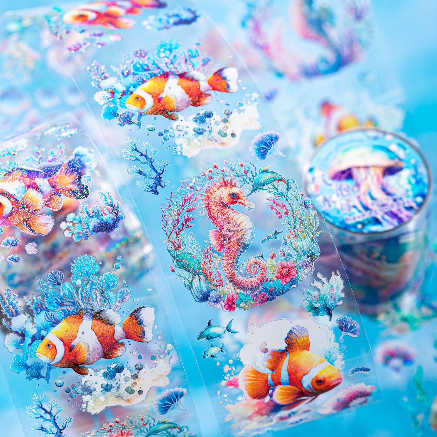 1 Roll Ocean Animal PET Tape HDQY