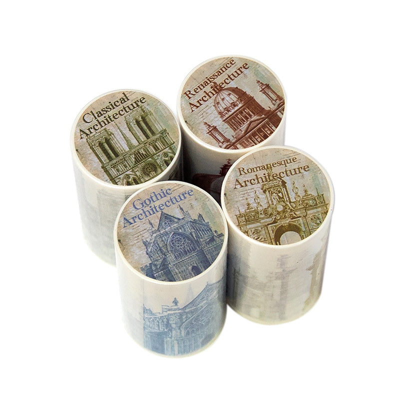 1 Roll Vintage Castle Washi Tape GTJZS