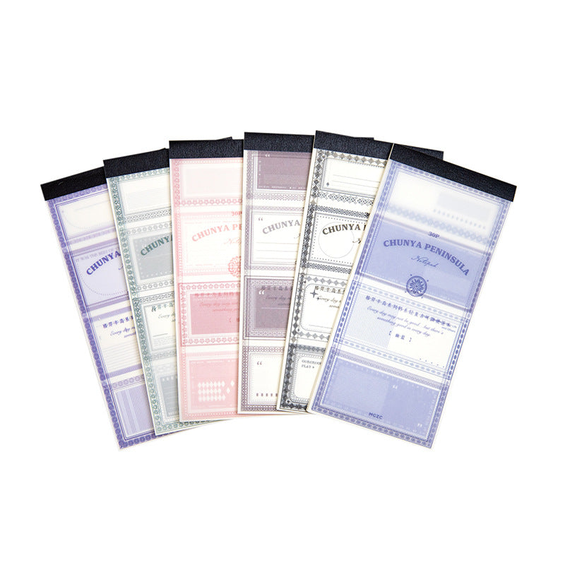 30 Sheets Notepad CYBD