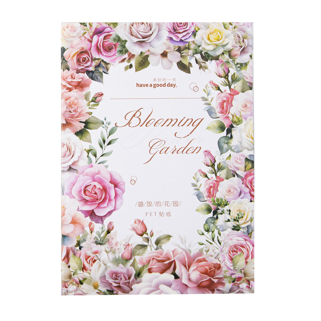 20 sheets PET Flower Stickers SFDHY