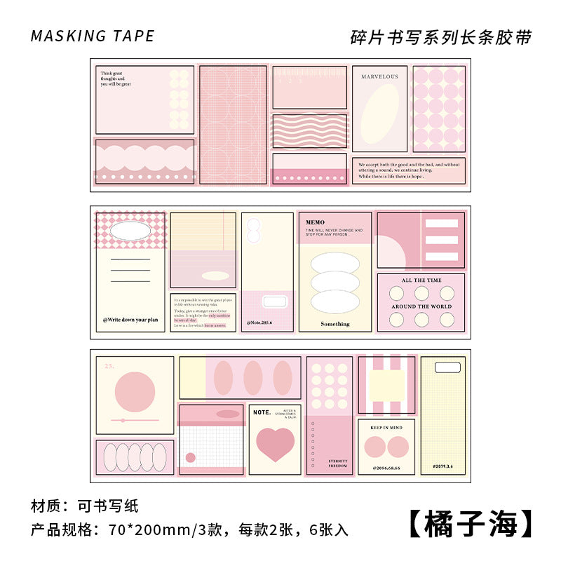 6 Pcs Planner Stickers SPSX