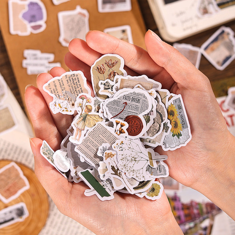 60 Pcs Small Cute Stickers QXSFS- Random Style