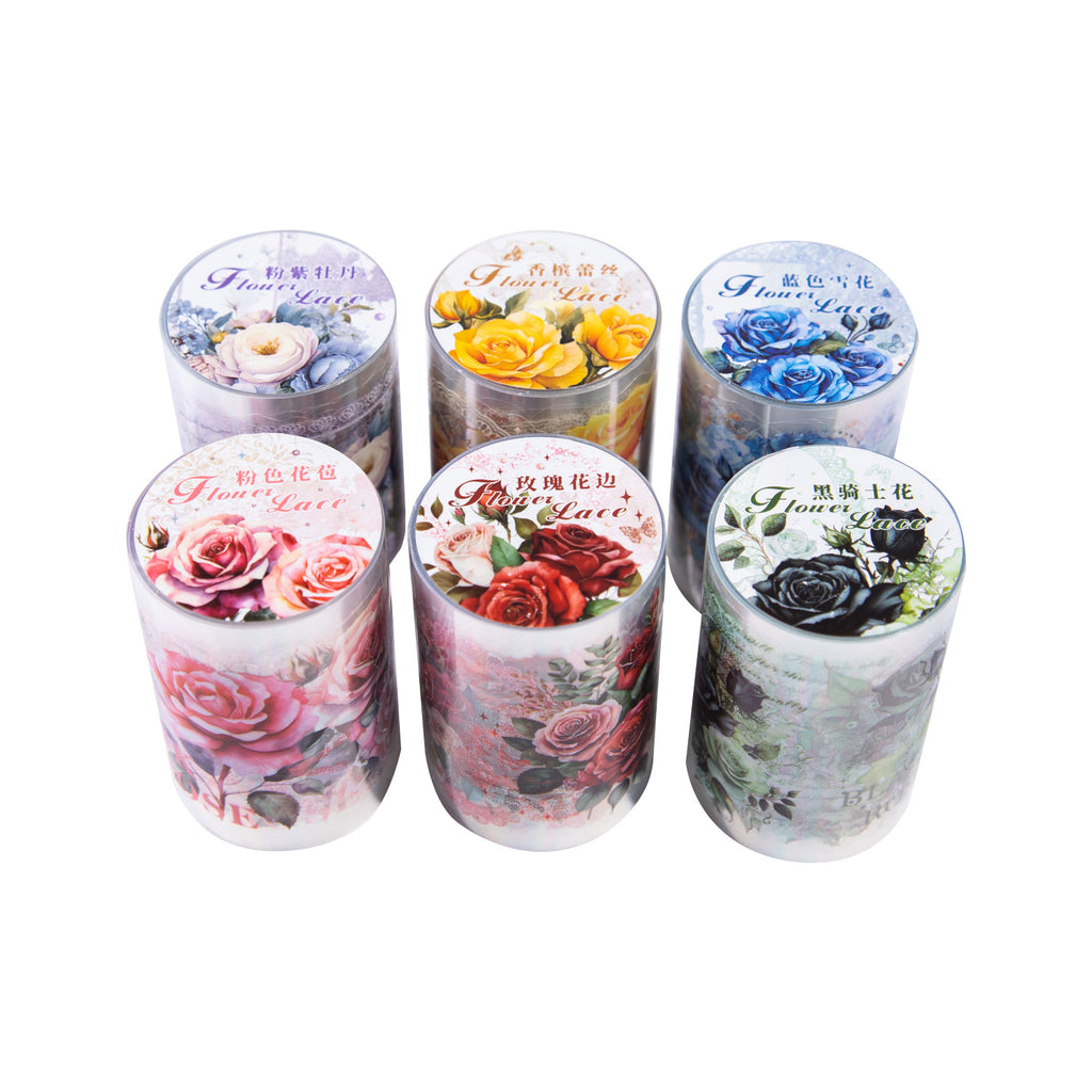 1 Roll Flowers PET Tape HMLS