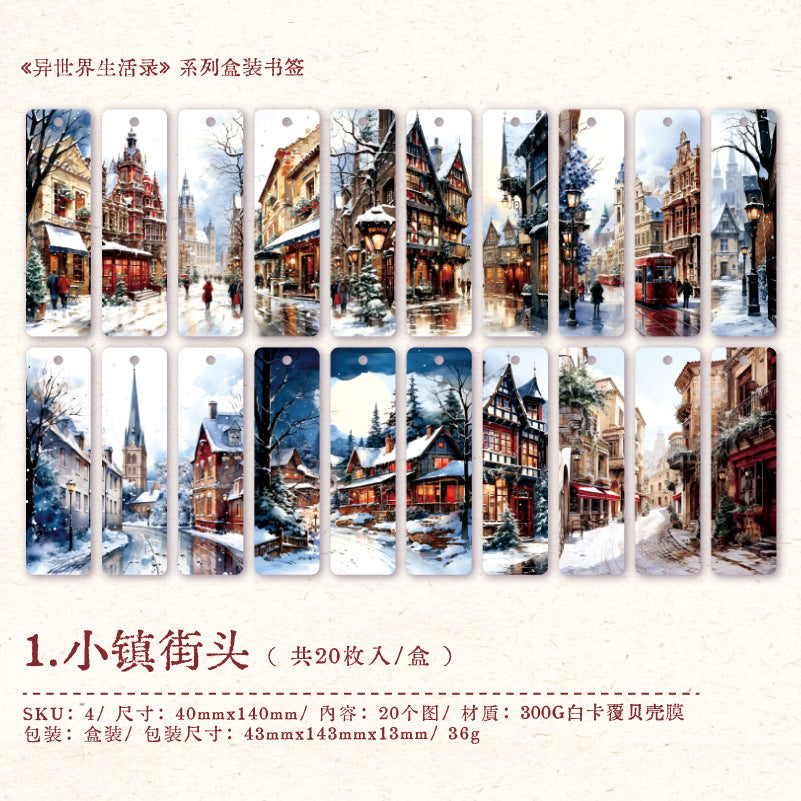 30Pcs Cardstock Bookmark YSJSH