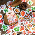 45pcs Boxed Rose Stickers QRLX