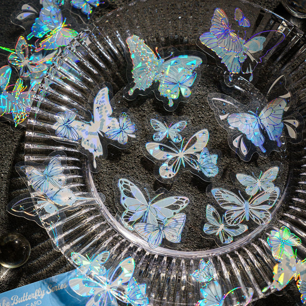 20pcs PET Butterfly Stickers RMHD