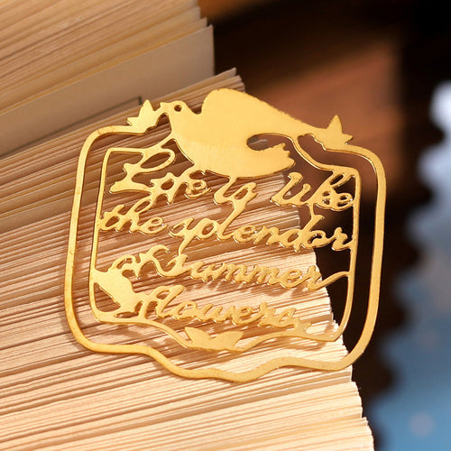 1 Pc Metal Bookmark YZXJ