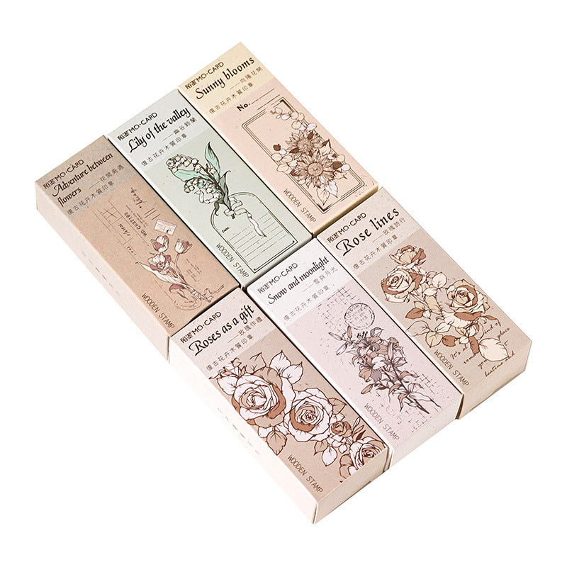 1 Pc Wood Stamp HHMM