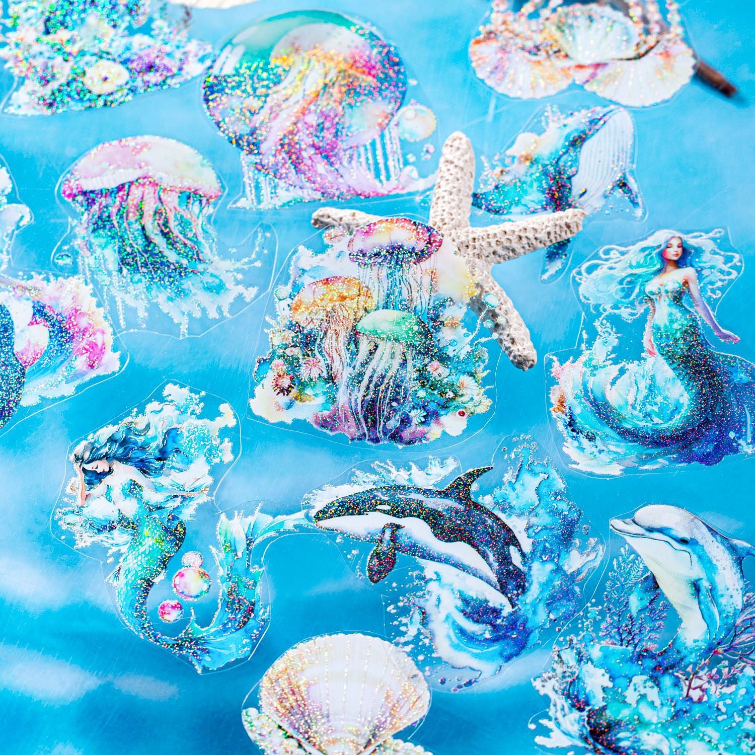 1 Roll Ocean Animal PET Tape HDQY