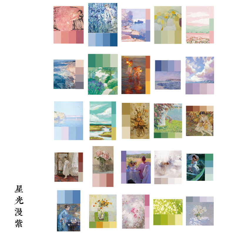 50pcs Scrapbook Stickers CRHL