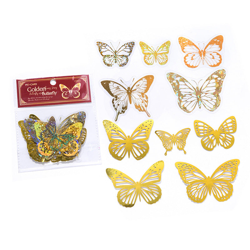 10 Pcs Cutout Butterfly Scrapbook Paper HDFL