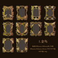 10 Pcs PET Frame Stickes LJSH