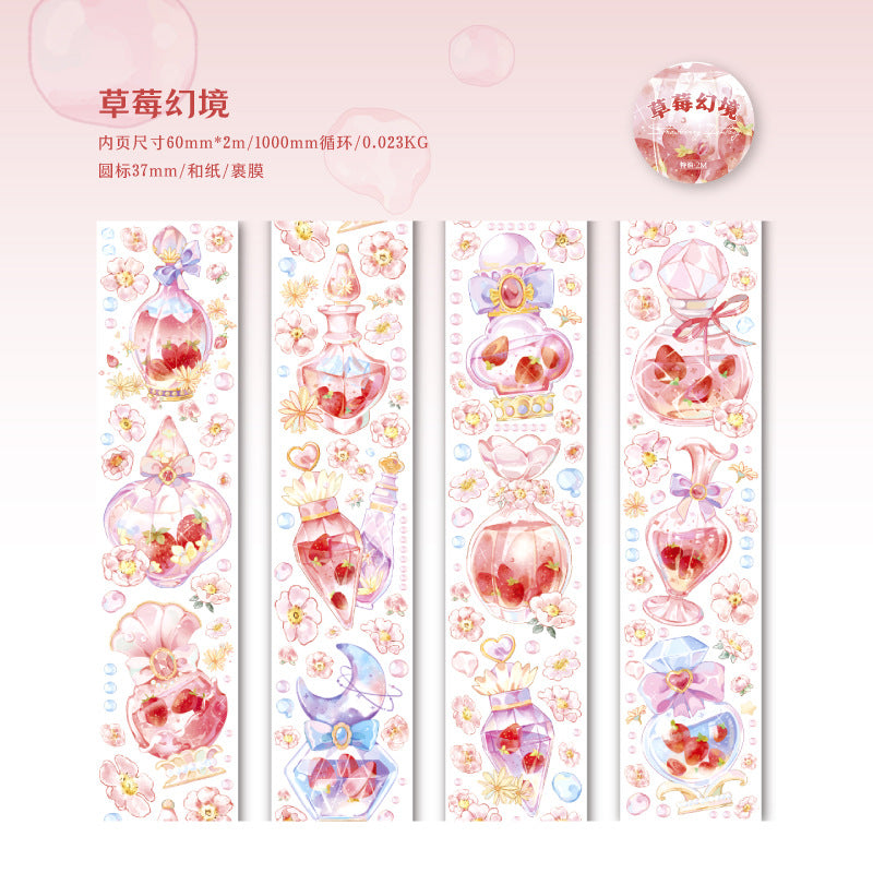 1 Roll Stawberry Washi Tape CMHJ