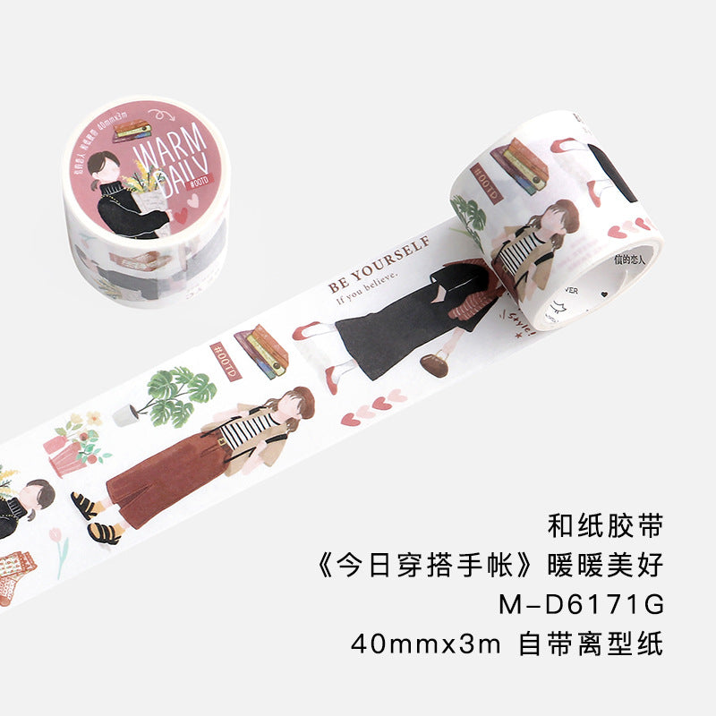 1 Roll Girl Washi Stickers JRCD