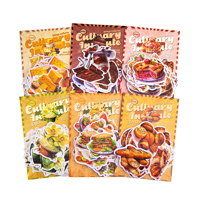 30Pcs Dessert Stickesr MSXY