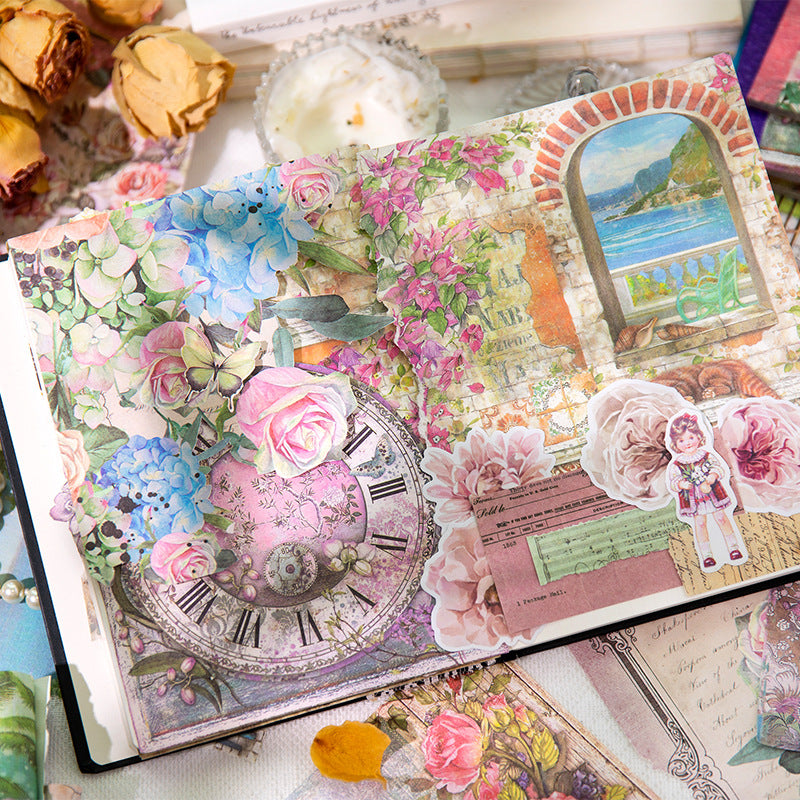 30 sheets Garden Scrapbook Paper LMZY