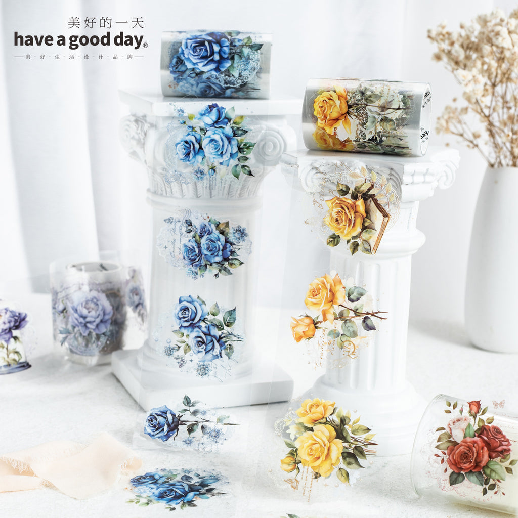 1 Roll Flowers PET Tape HMLS