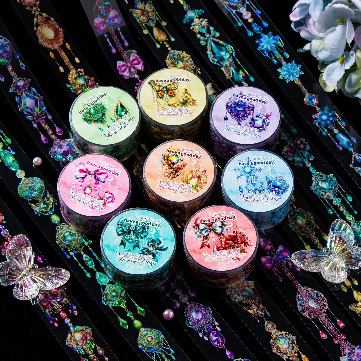 1 Roll Jewelry PET Tape XHZL