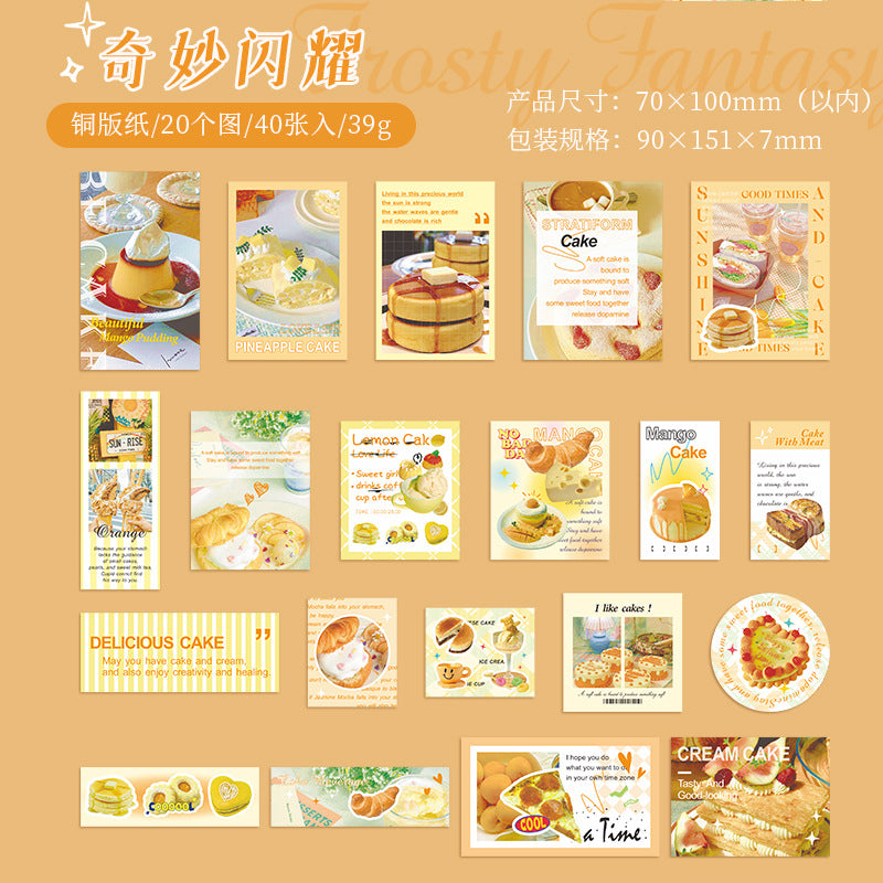 40pcs Cake Stickers TXHM