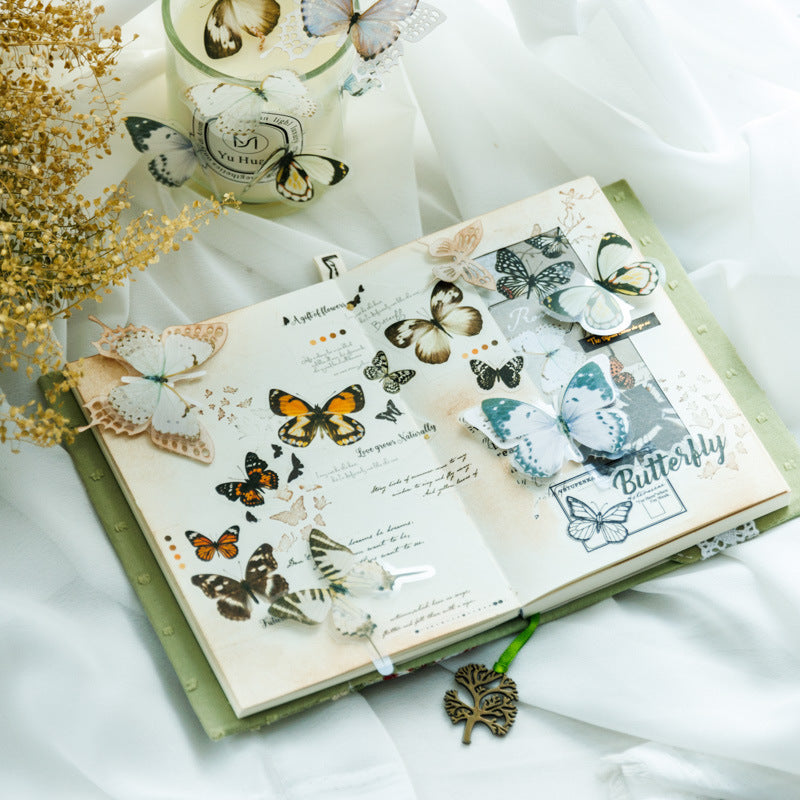 51PCS Butterfly Scrabook Supplies Set DYXZ