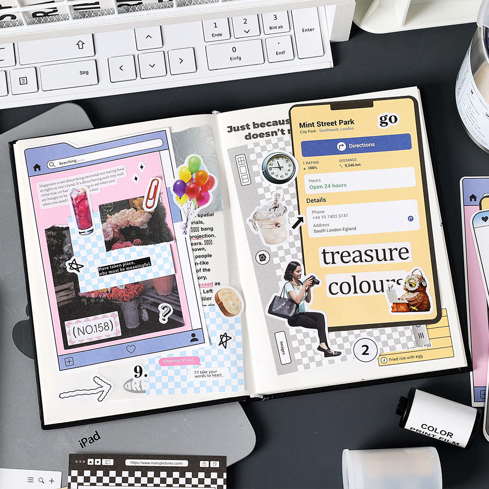 30pcs Scrapbook Paper ZYPT