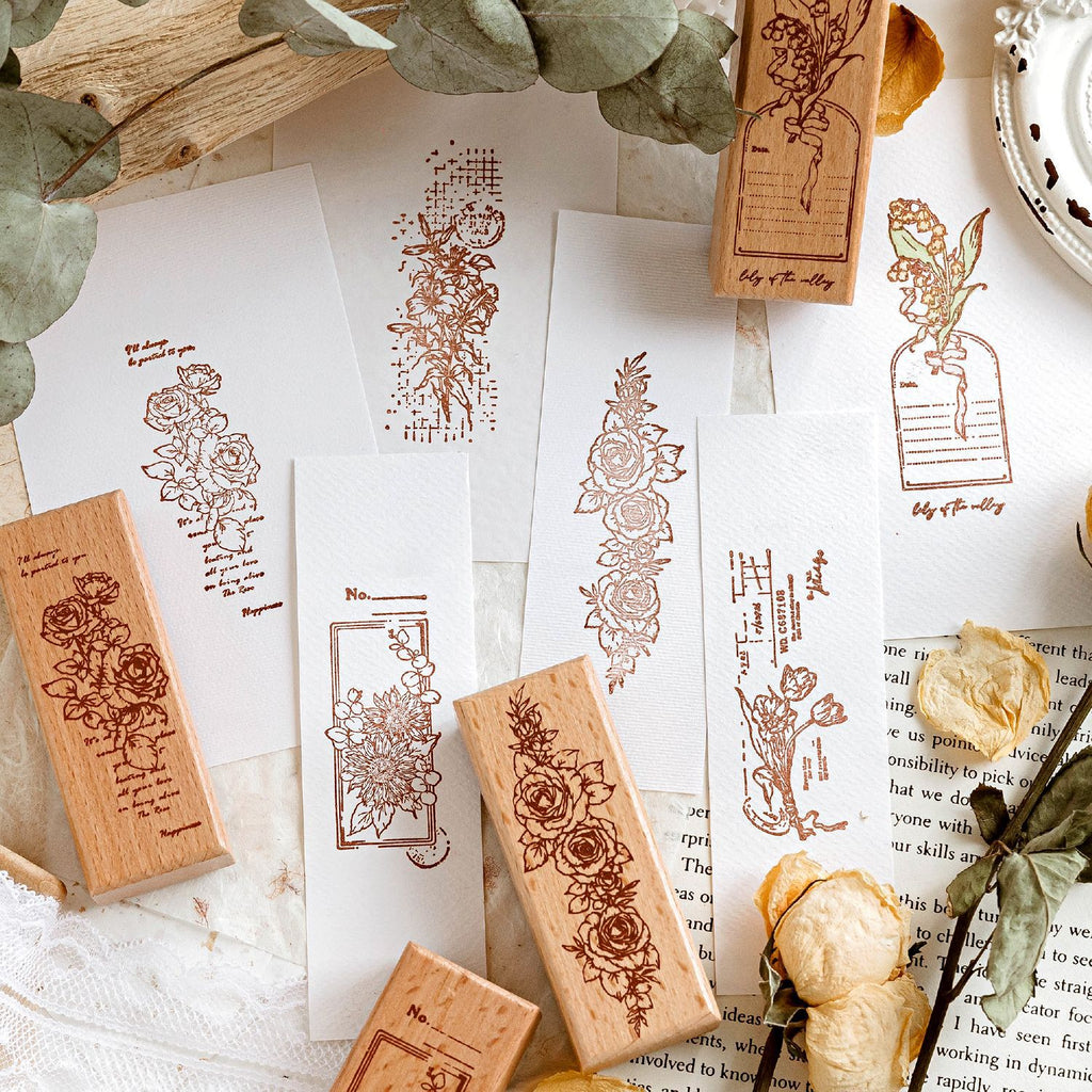 1 Pc Wood Stamp HHMM