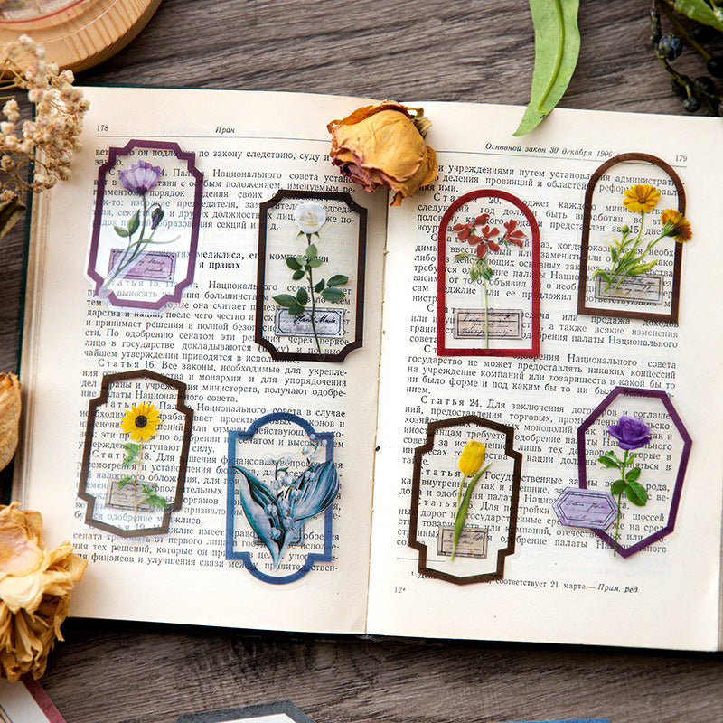 30 Pcs Junk Journal PET Stickers YJHK