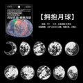 30Pcs Moon and Flower Stickers YQHY