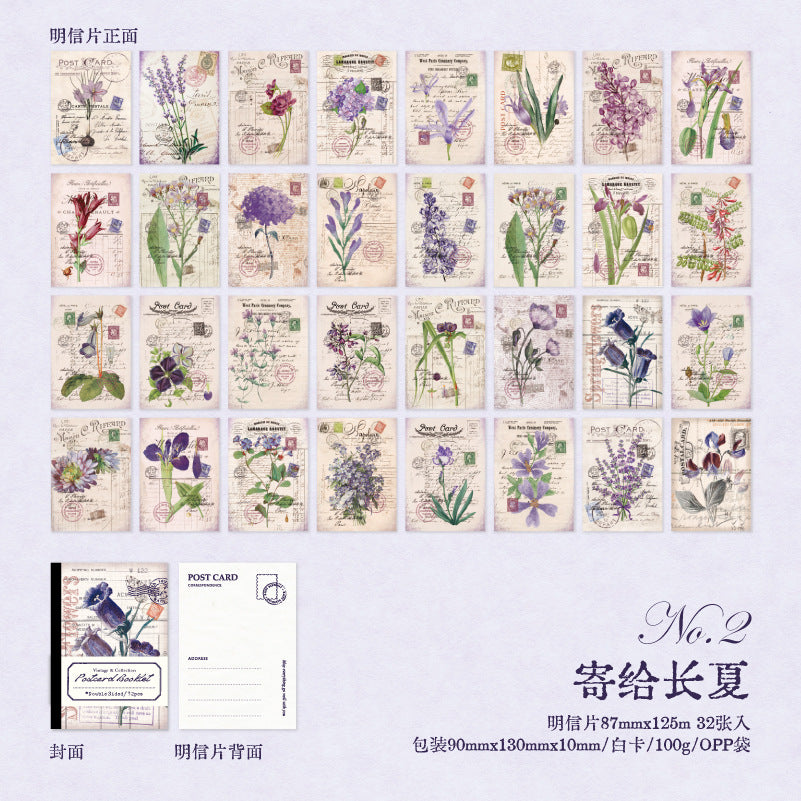 32pcs Nature Scrapbook Paper NMXP