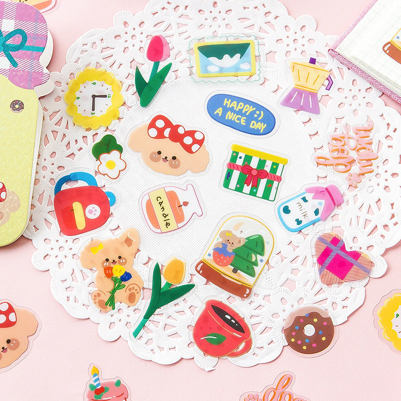 40pcs Cartoon PVC Stickers ZZTP
